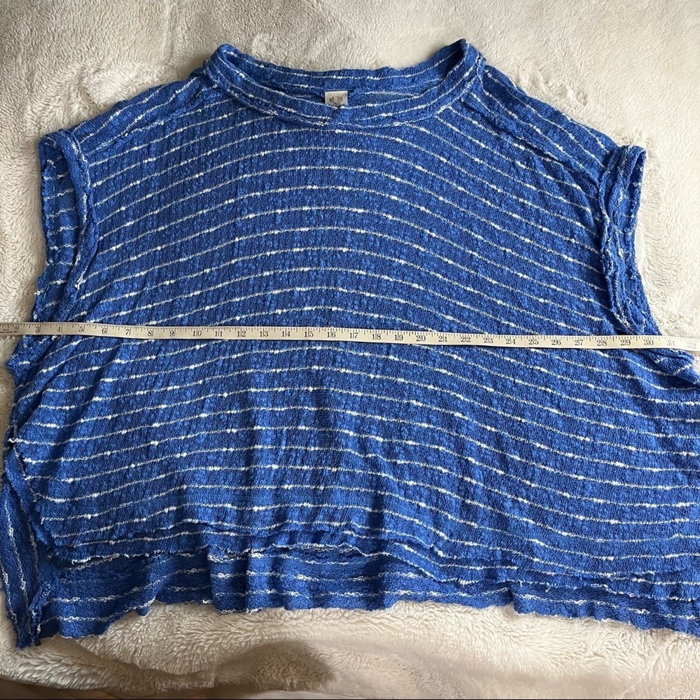 Free People Island Girl Hacci Top Sz Small Slouchy Knit Beach Bohemian Boho Surf - Picture 7 of 8